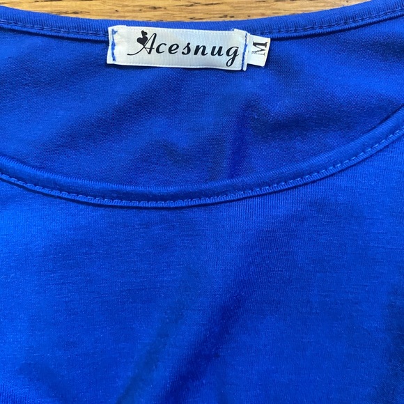 Fashion Nova Royal Blue Cut-Out Mini Dress - Picture 3 of 4